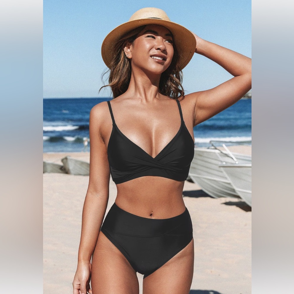 Elegant Black Women's Bikini Set